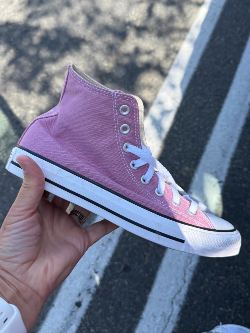 Converse Pink High-Top Sneakers-New/ never worn